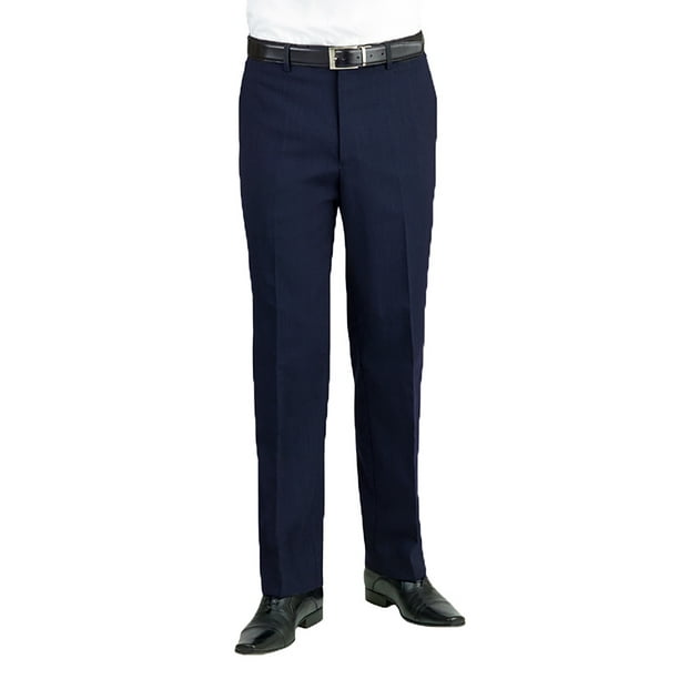 New Brook Taverner Apollo Mens Flat Front Work suit trousers NAVY-choose size